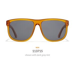 Zenni Optical premium square sunglasses in orange